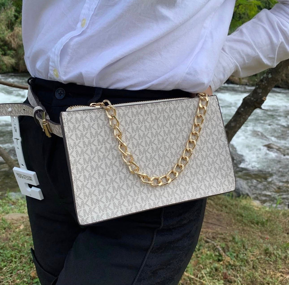 Signature Waist Bag Fanny Pack Logo Print Belt Bag