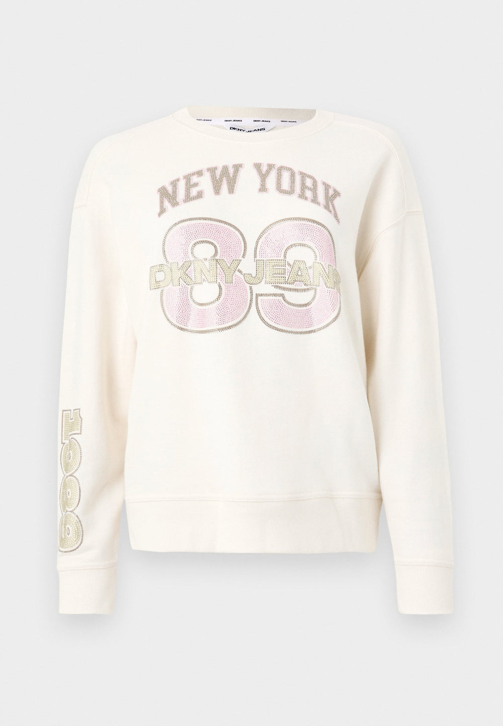 NEW YORK RHINESTONE LOGO CREW NECK - Sweatshirt