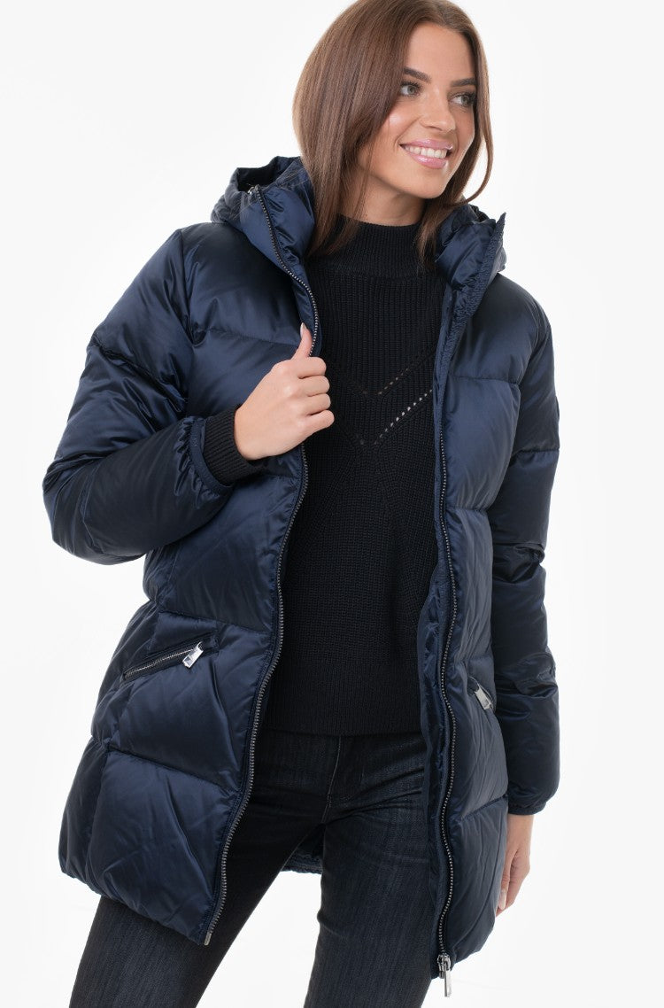 Tommy Hilfiger  zip-up hooded puffer jacket