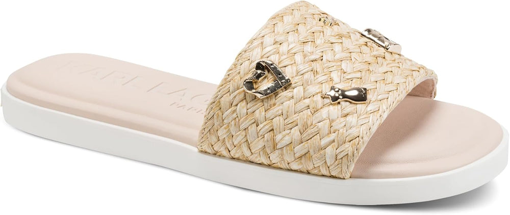 Women's sandals KARL LAGERFELD Carenza Atelier with flat way and depreciating insole