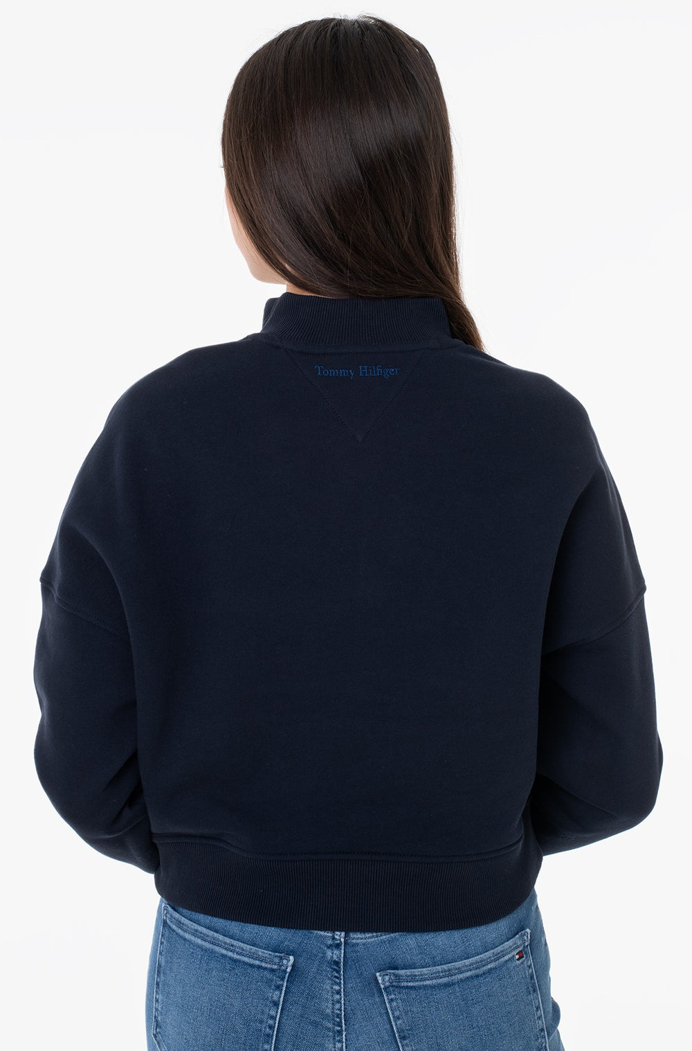 HALF-ZIP RELAXED FIT SWEATSHIRT