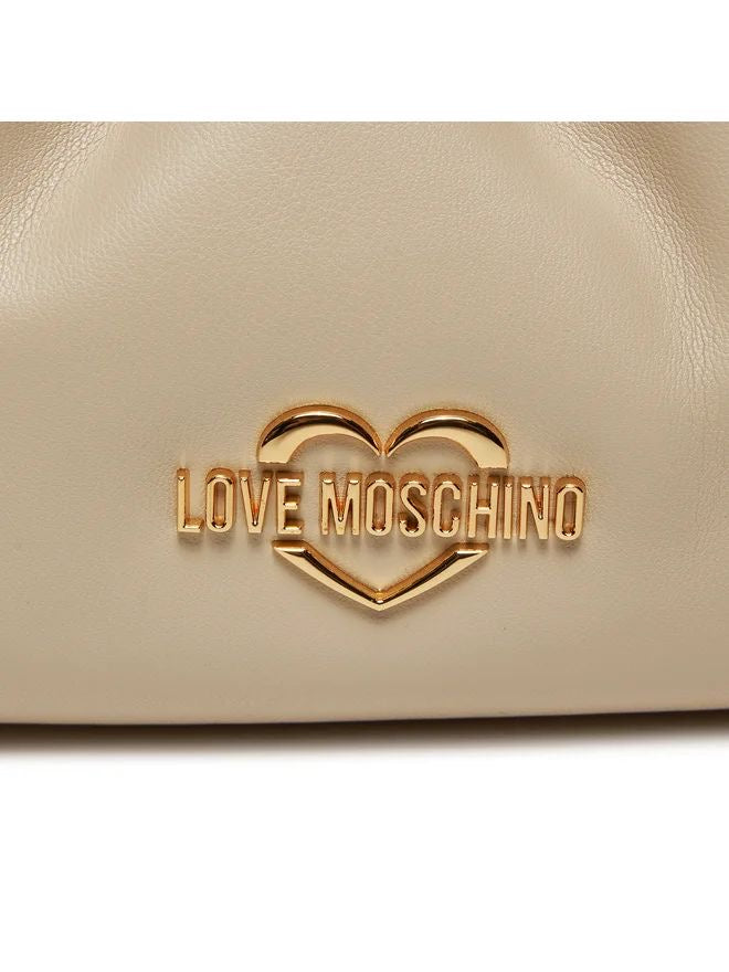 Love Moschino clutch bag in an ivory