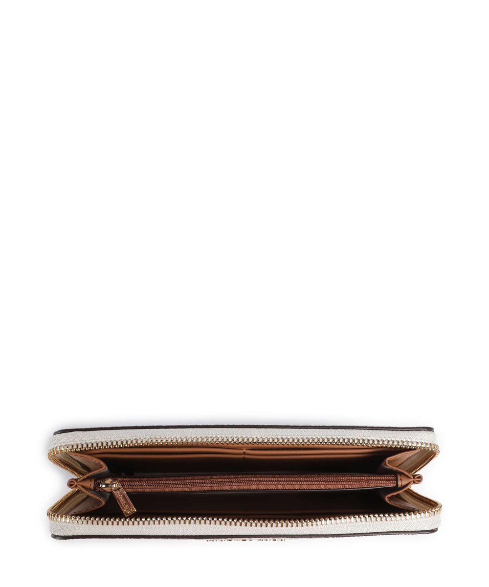 MICHAEL KORS Jet Set Vanilla Large TZ Continental Wallet NWT