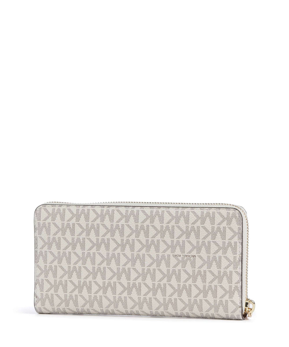 MICHAEL KORS Jet Set Vanilla Large TZ Continental Wallet NWT