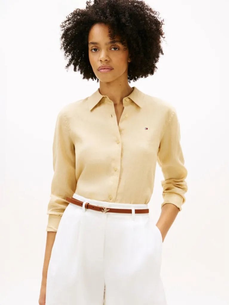 Regular Fit Linen Shirt