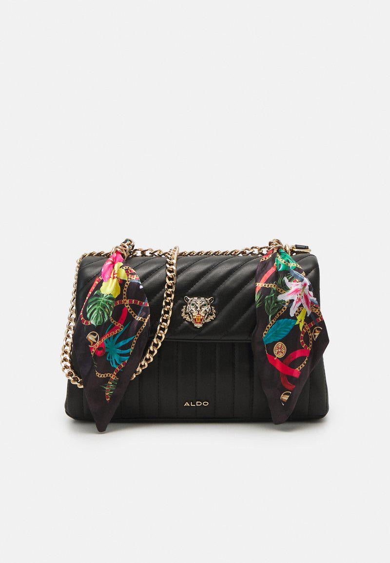 ALDO Tetney Quilted Crossbody Bag in Black