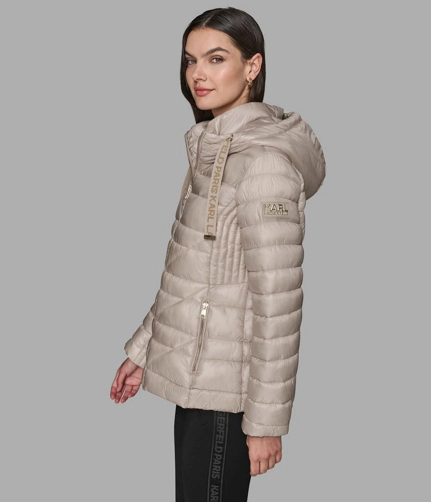 Karl Lagerfeld Paris PUFFER JACKET WITH LOGO