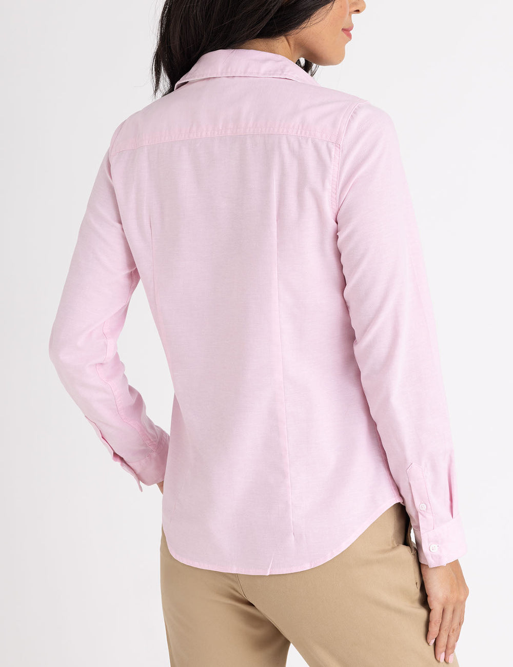 LONG SLEEVE SOLID STRETCH OXFORD SHIRT