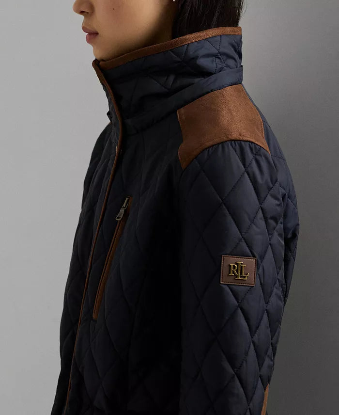 Ralph Lauren Women's Hooded Anorak Quilted Coat