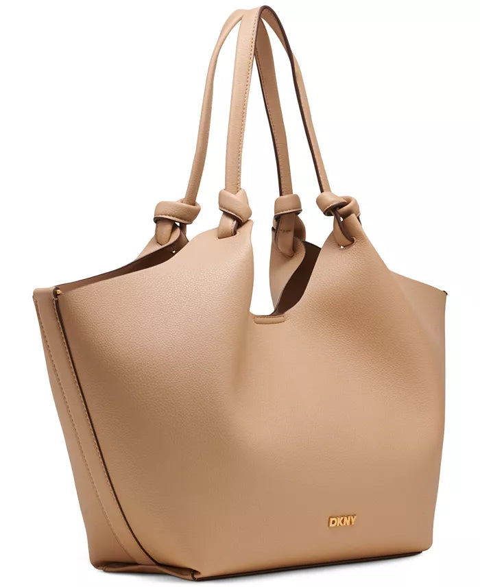 DKNY PAULA NEW YORK LOGO SMALL COMMUTER TOTE