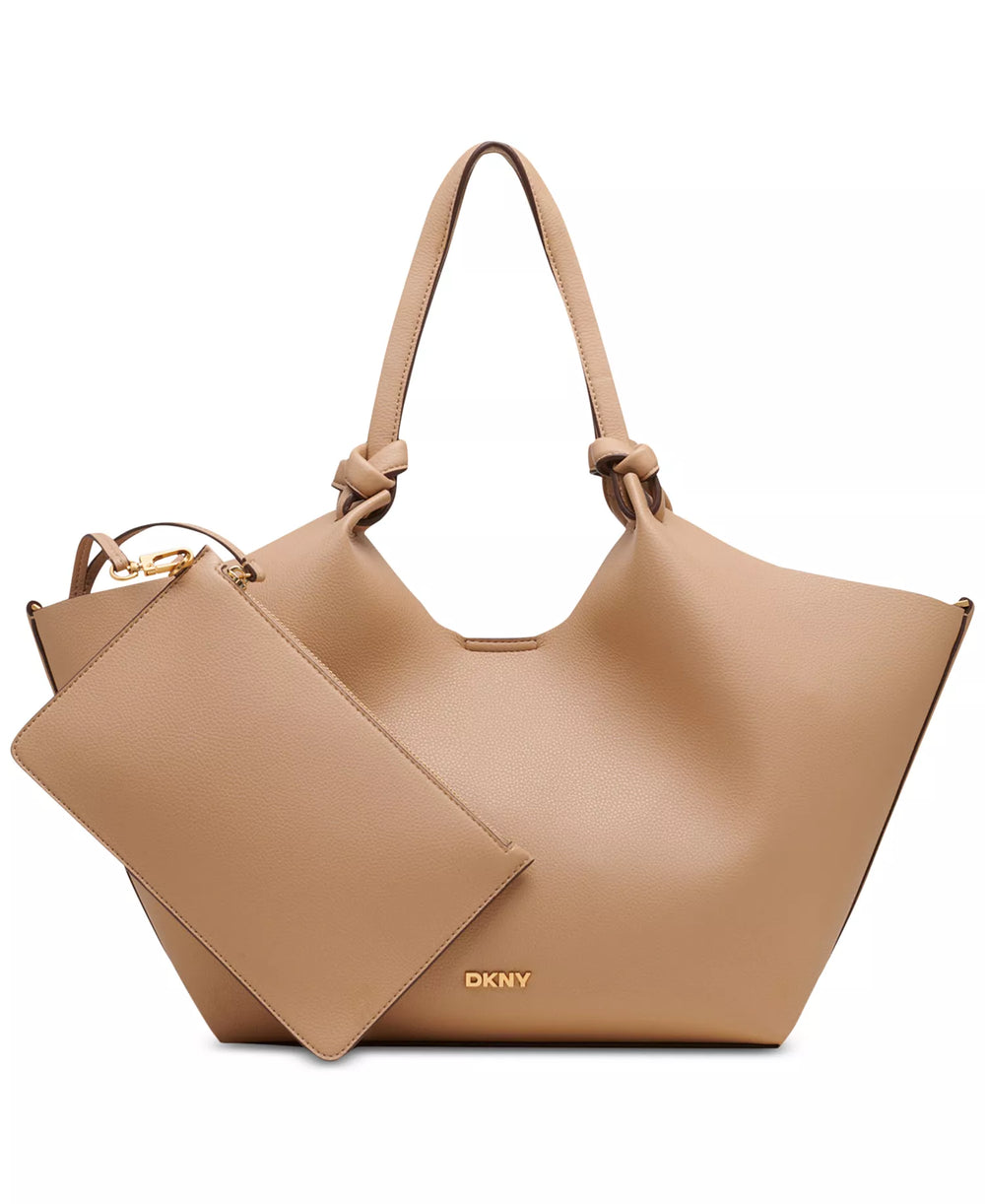 DKNY PAULA NEW YORK LOGO SMALL COMMUTER TOTE