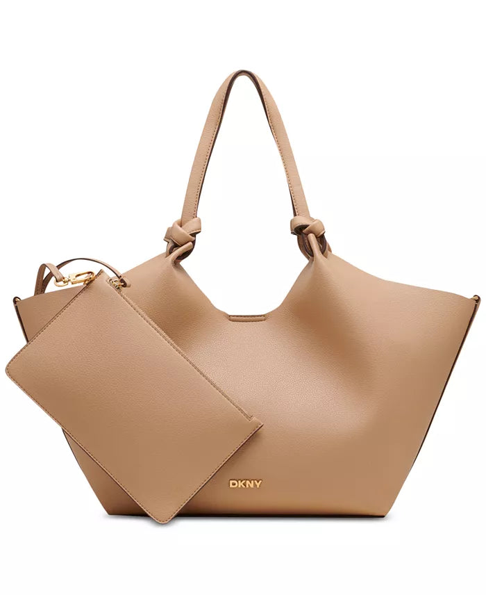 DKNY PAULA NEW YORK LOGO SMALL COMMUTER TOTE