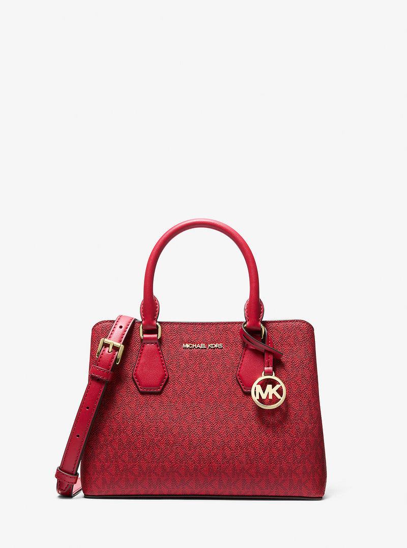 Camille Small Signature Logo Satchel