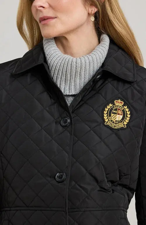 Ralph Lauren Logo Crest Quilted Jacket