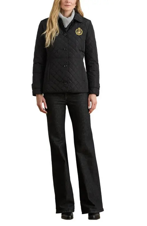 Ralph Lauren Logo Crest Quilted Jacket