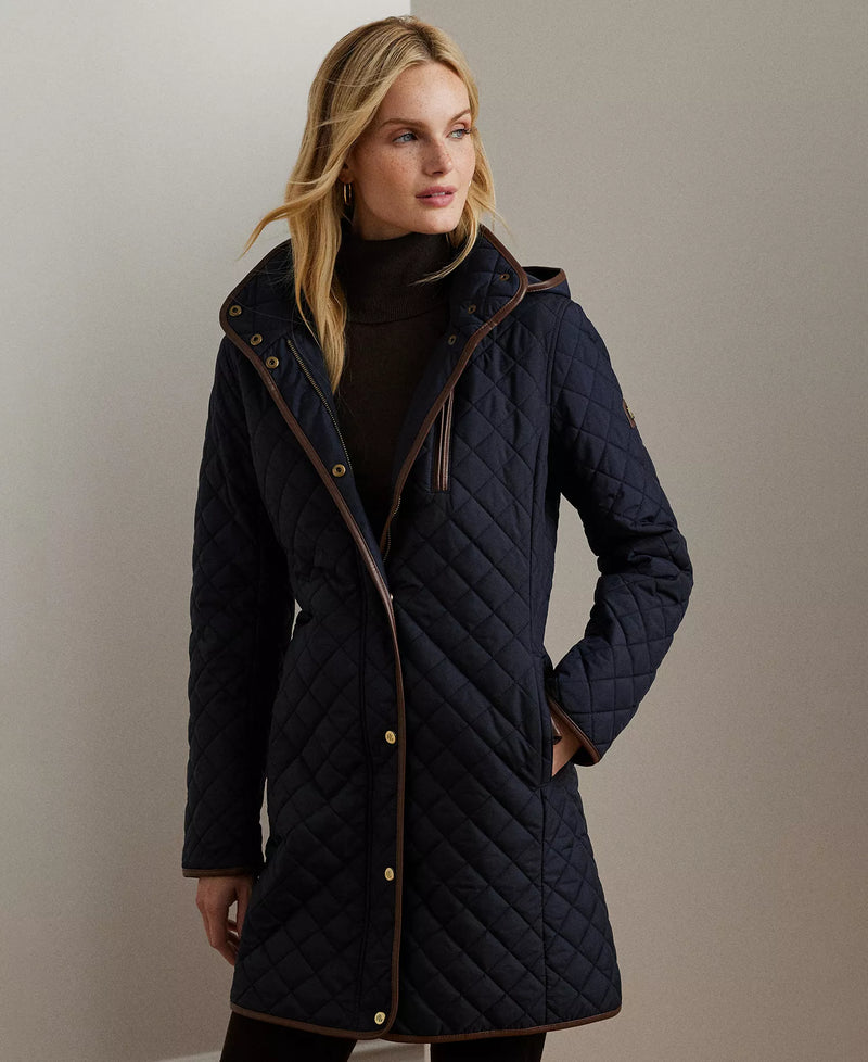 Ralph Lauren Women's Hooded Quilted Coat