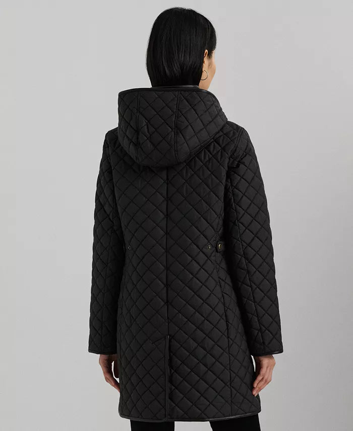 Ralph Lauren Women's Hooded Quilted Coat