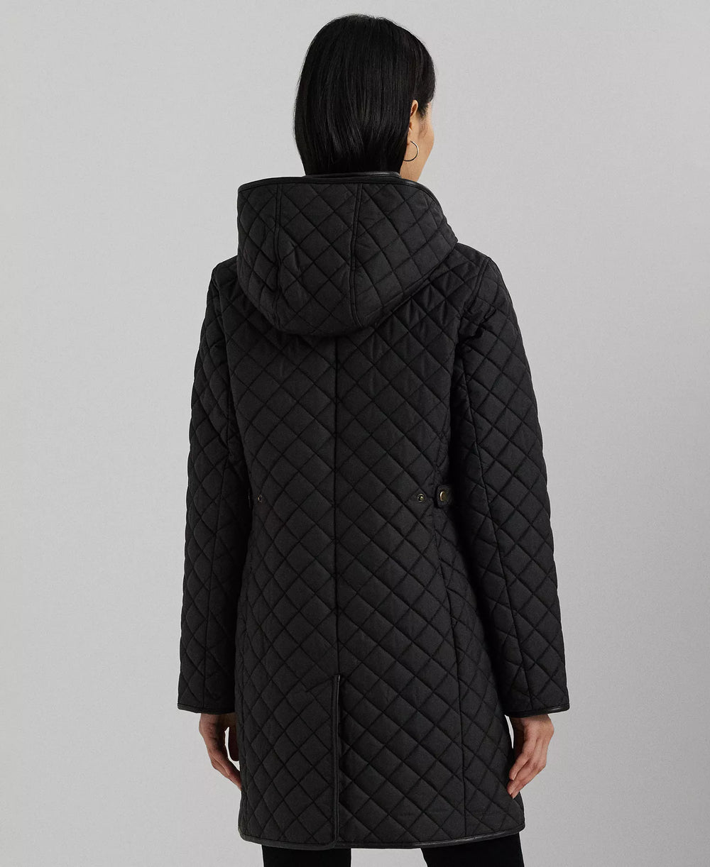 Lauren Ralph Women's Hooded Anorak Quilted Coat