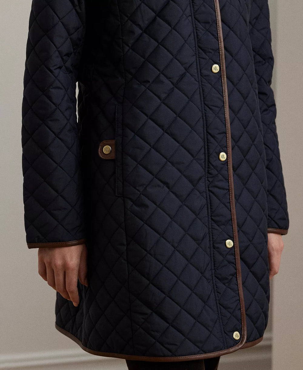 Ralph Lauren Women's Hooded Quilted Coat