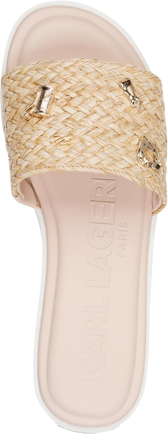 Women's sandals KARL LAGERFELD Carenza Atelier with flat way and depreciating insole