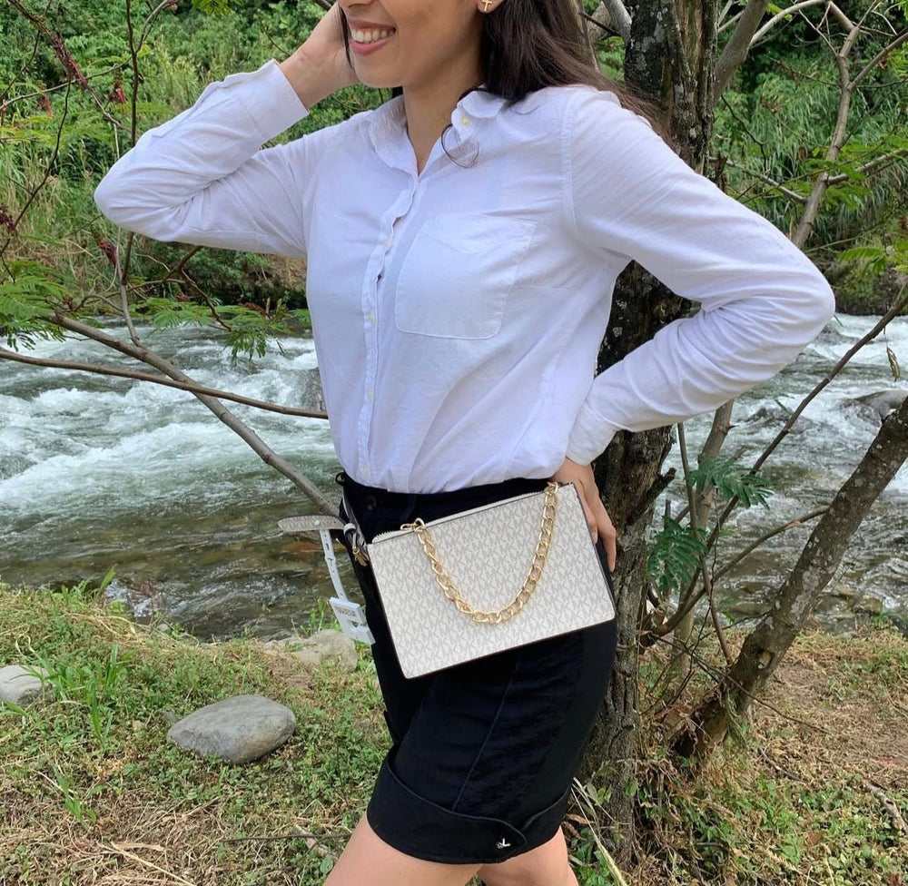 Signature Waist Bag Fanny Pack Logo Print Belt Bag