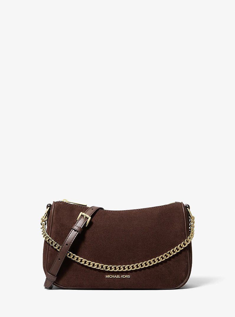 Carmela Medium Suede Convertible Crossbody Bag