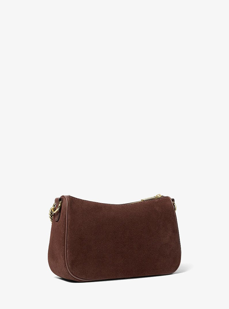 Carmela Medium Suede Convertible Crossbody Bag