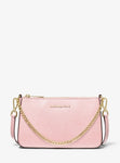 Jet Set Medium Saffiano Leather Crossbody Bag In Rose