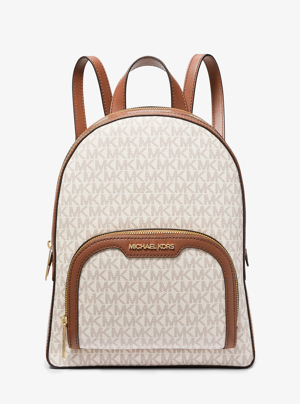 Michael Kors Jaycee Medium Logo Backpack VANILLA