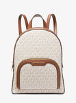 Michael Kors Jaycee Medium Logo Backpack VANILLA