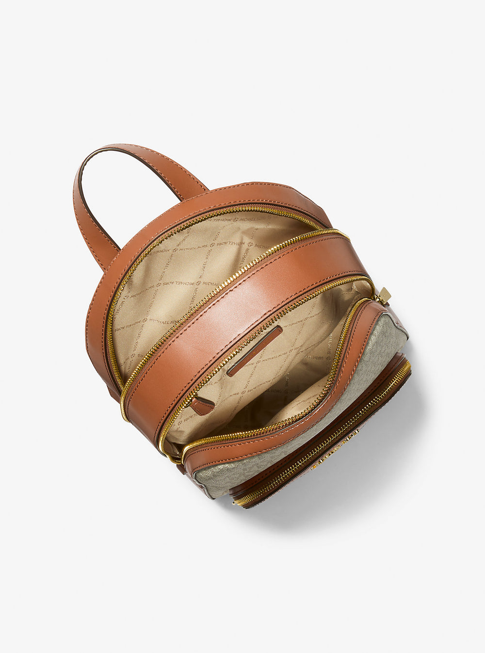 Michael Kors Jaycee Medium Logo Backpack VANILLA