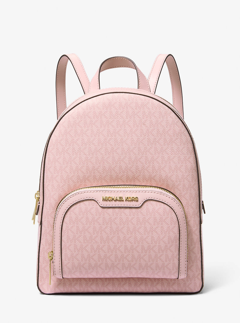 Michael Kors Jaycee Medium Logo Backpack POWDER BLUSH