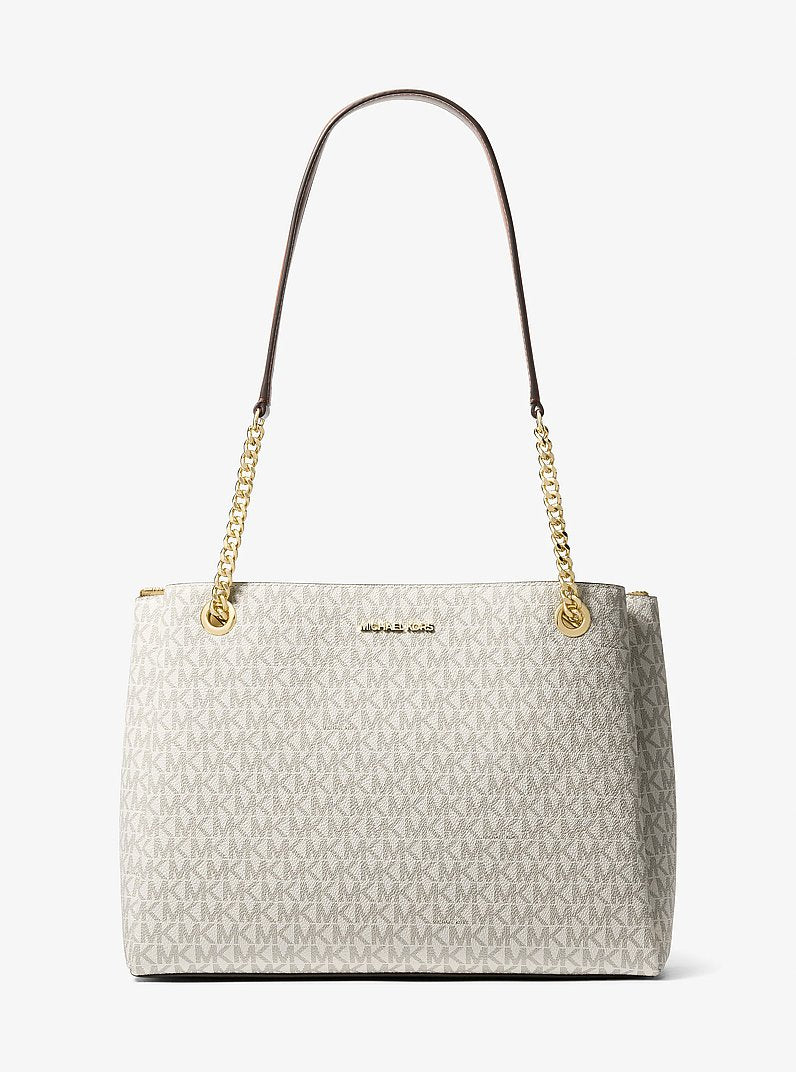 Michael Kors Outlet Soho Medium Signature Logo Tote Bag