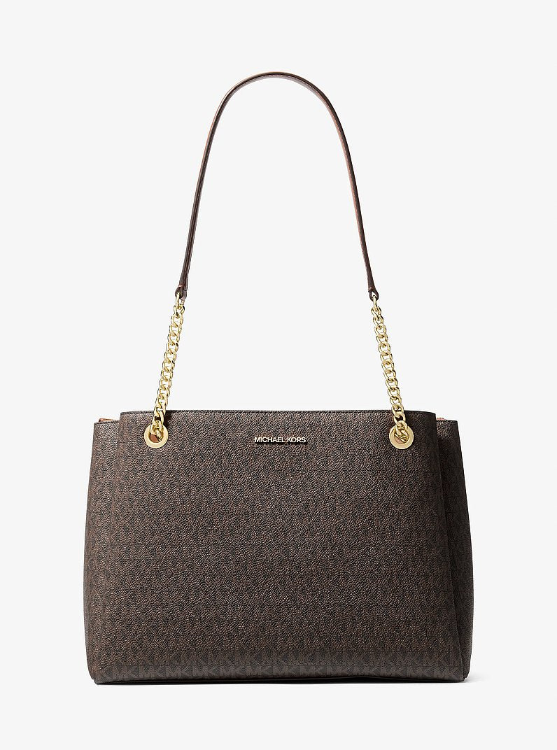 Michael Kors Outlet Soho Medium Signature Logo Tote Bag