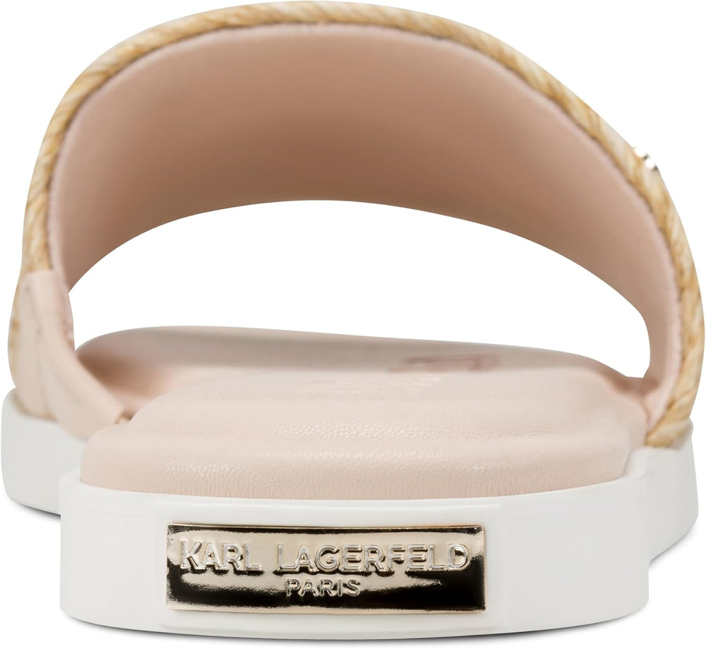 Women's sandals KARL LAGERFELD Carenza Atelier with flat way and depreciating insole