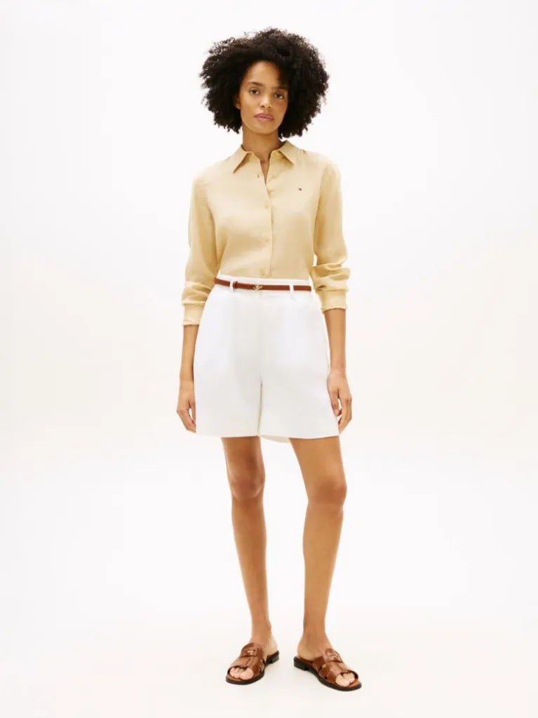Regular Fit Linen Shirt
