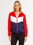 Windbreaker with a hood is female U.S. Polo Assn