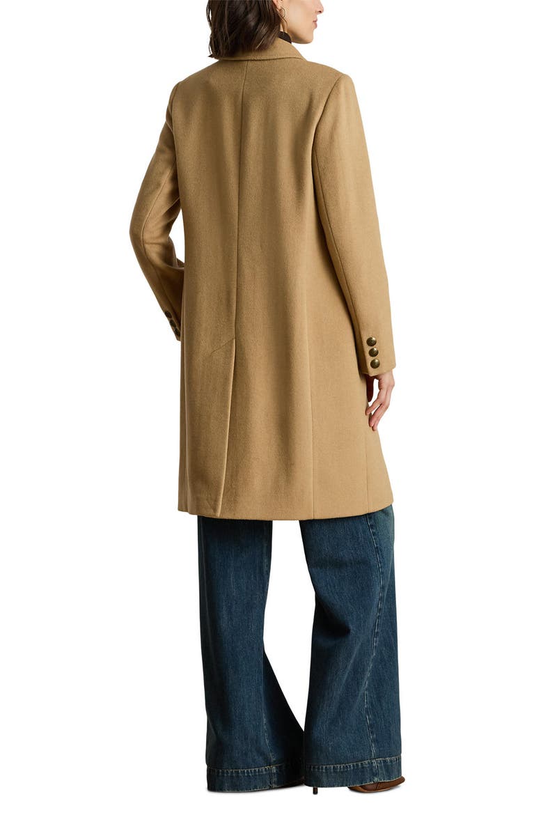 Ralph Lauren Logo Patch Wool Blend Jacket