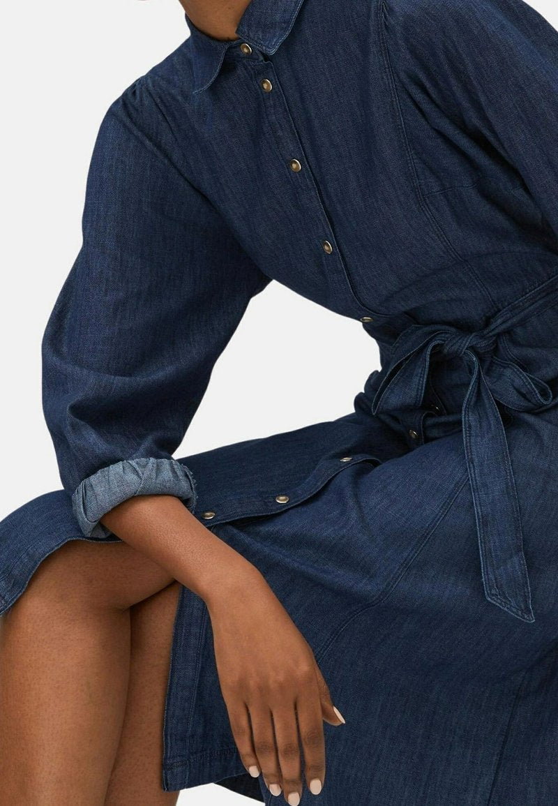 Marks & Spencer Pre-owned Jersey dress - blue denim