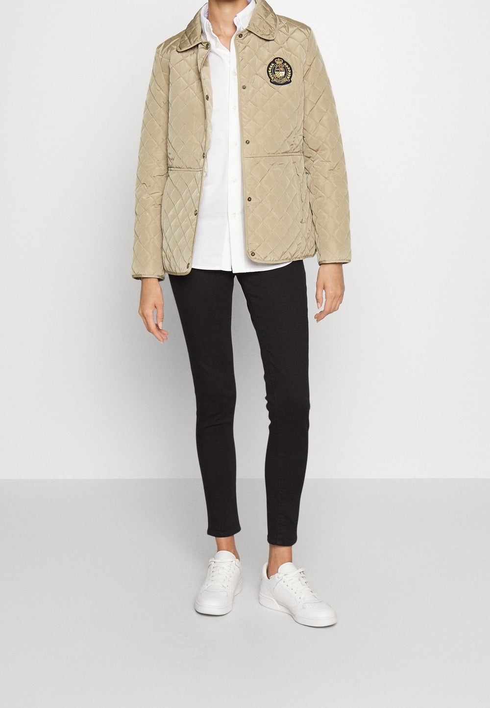 Ralph Lauren Logo Crest Quilted Jacket