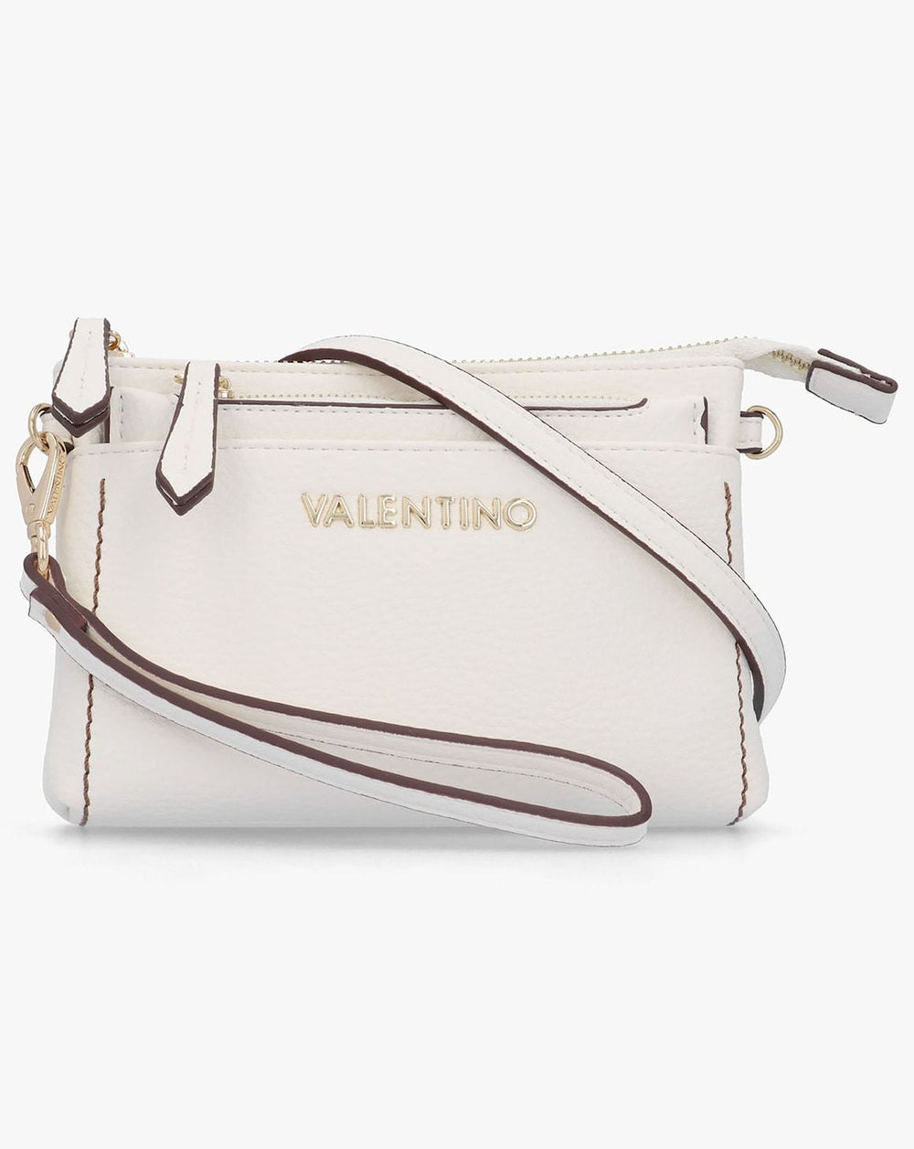 Valentino Bags Samantha Wallet On Strap White 2 in 1