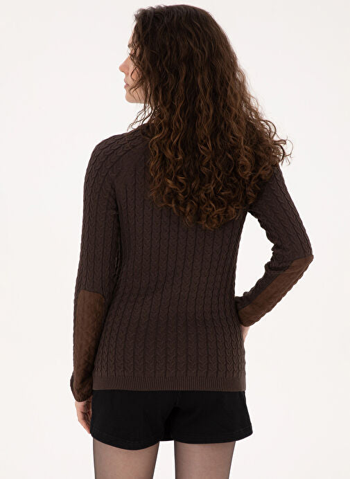 U.S. Polo Assn Women's Cable Slim Fit Sweater