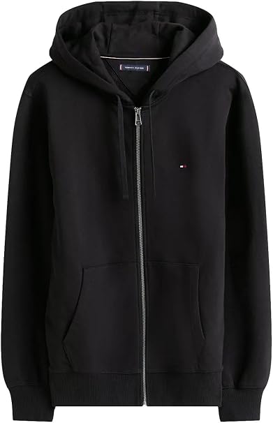 Tommy Hilfiger Men's Long Sleeve Fleece Zip Up Hoodie Sweatshirt