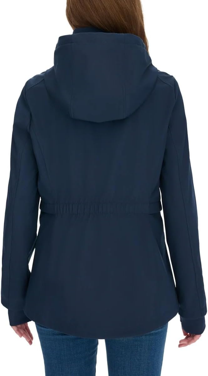 Tommy Hilfiger Women’s Lightweight Stand Collar Windbreaker Navy Color