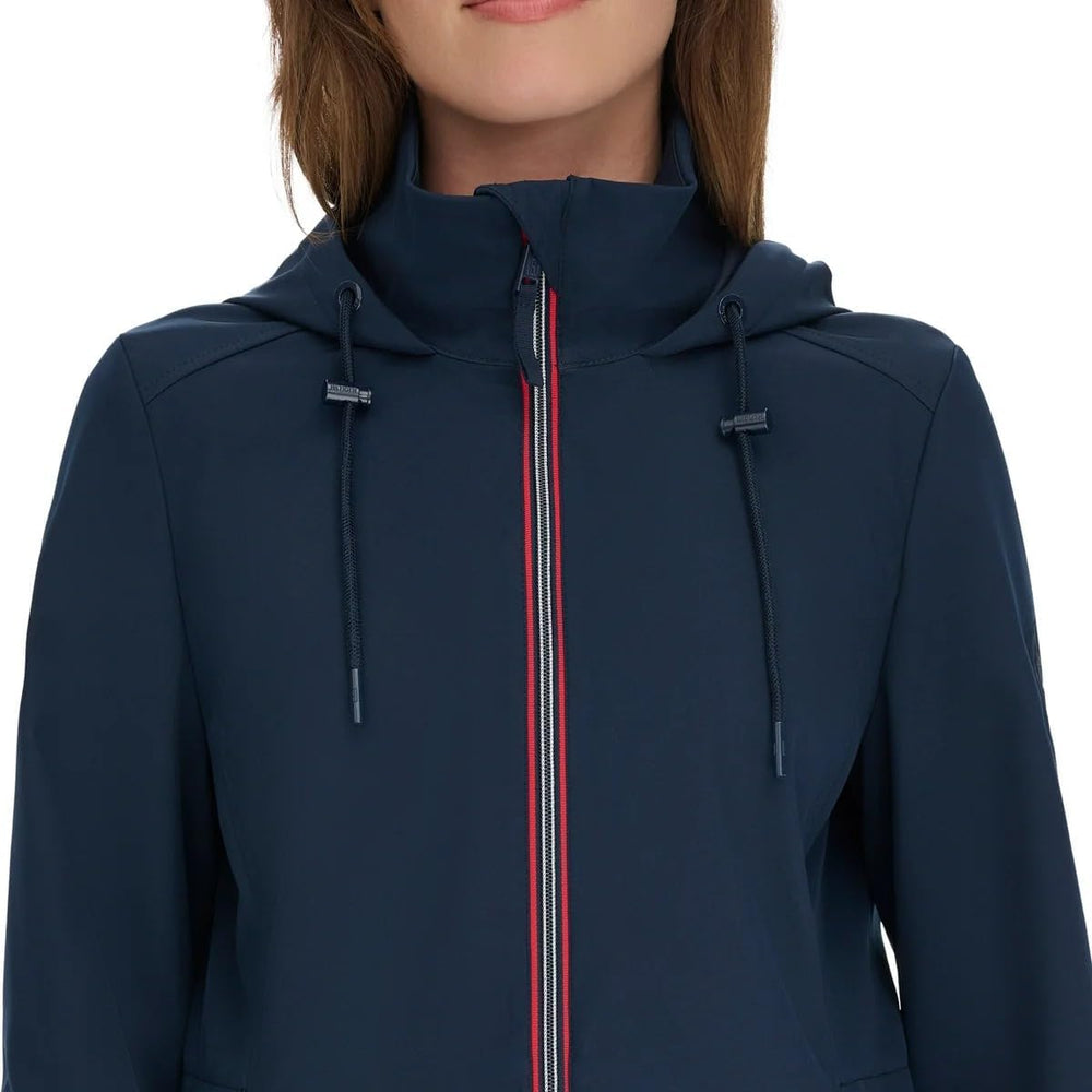 Tommy Hilfiger Women’s Lightweight Stand Collar Windbreaker Navy Color