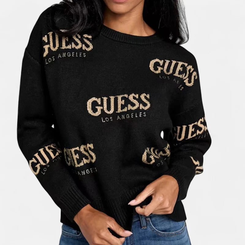 Women's black sweater Guess 55512