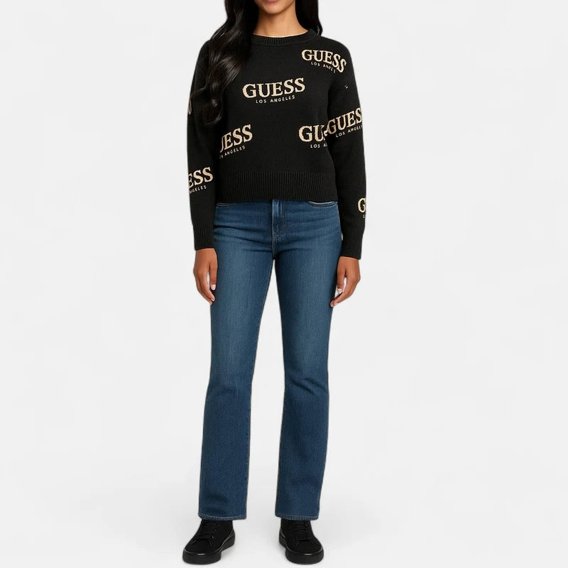 Women's black sweater Guess 55512