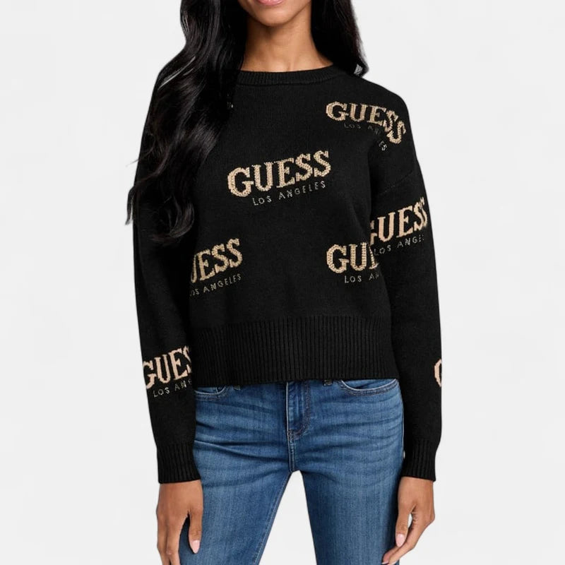 Women's black sweater Guess 55512