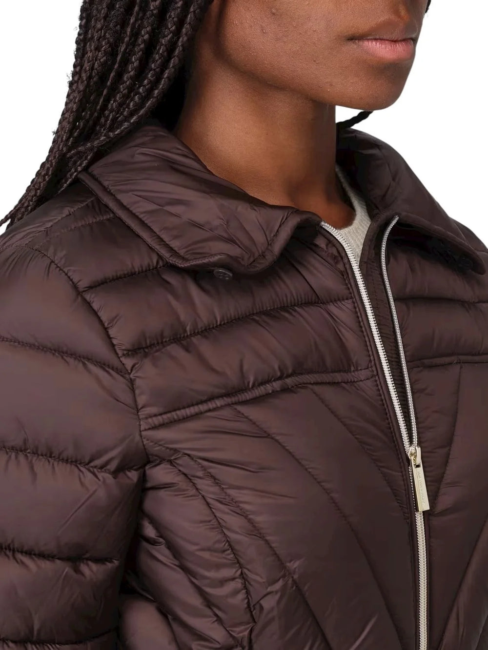 Michael Michael Kors Michael Michael Kors Faux Fur Trim Packable Puffer Jacket