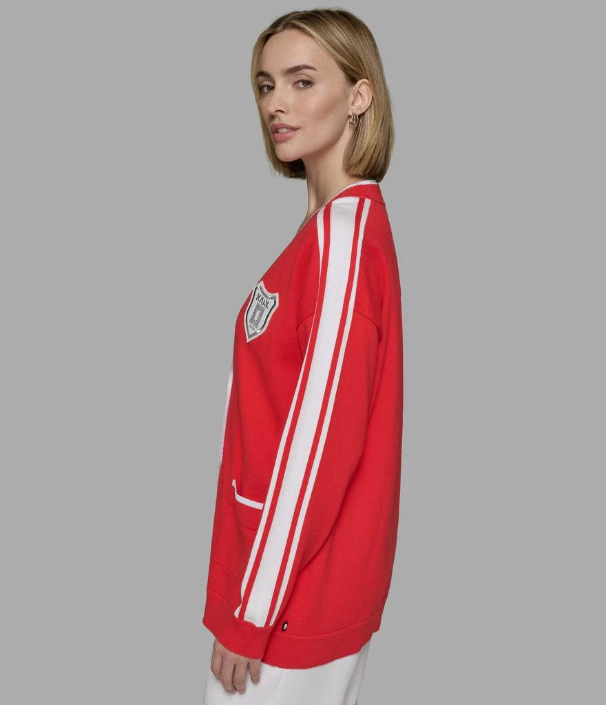 KARL LAGERFELD Varsity Cardigan